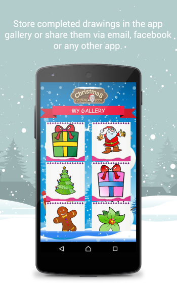 Christmas Coloring Book Android app