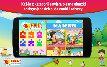 Układanki dla dzieci Android